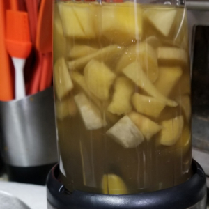 blending the Simple Syrup